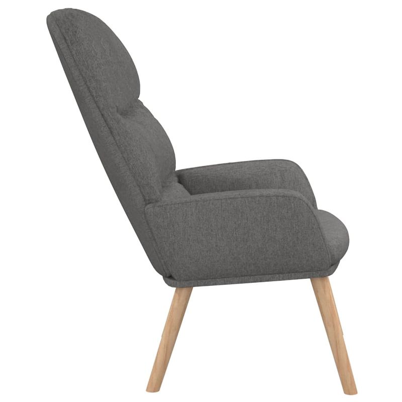 Casa si Gradina - Mobilier - Scaune si fotolii - Scaune - Scaun de relaxare, gri deschis, material textil - Infinity.ro