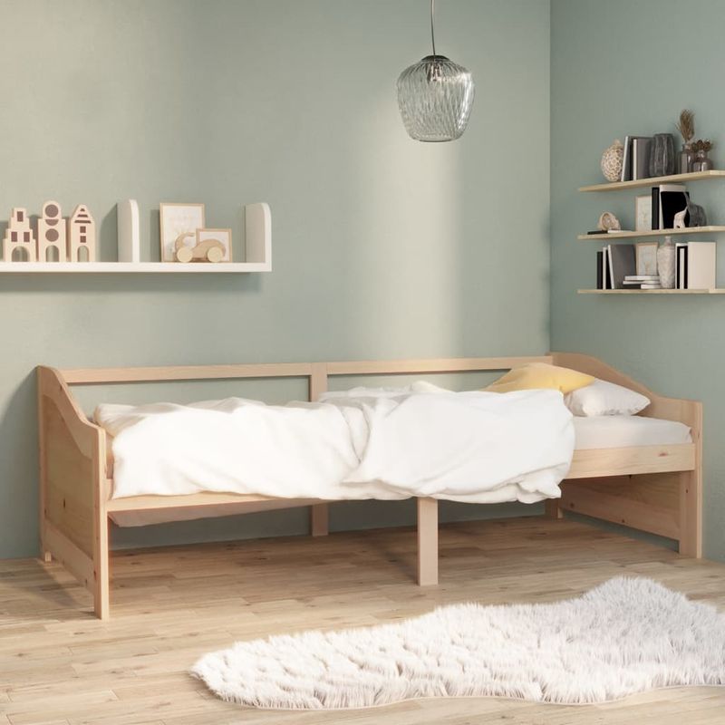 Casa si Gradina - Mobilier - Paturi si accesorii - Paturi - Pat de zi cu 3 locuri, 90x200 cm, lemn masiv de pin - Infinity.ro