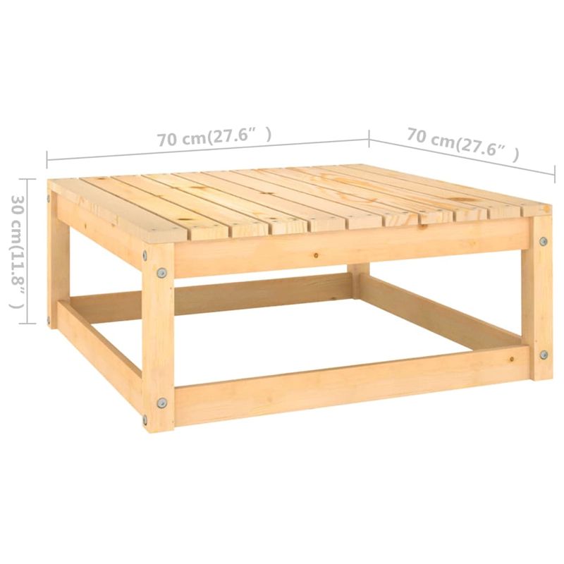 Casa si Gradina - Gradina si terasa - Mobilier exterior - Canapele si fotolii gradina - Taburete de gradina cu perne, 2 buc., lemn masiv de pin - Infinity.ro