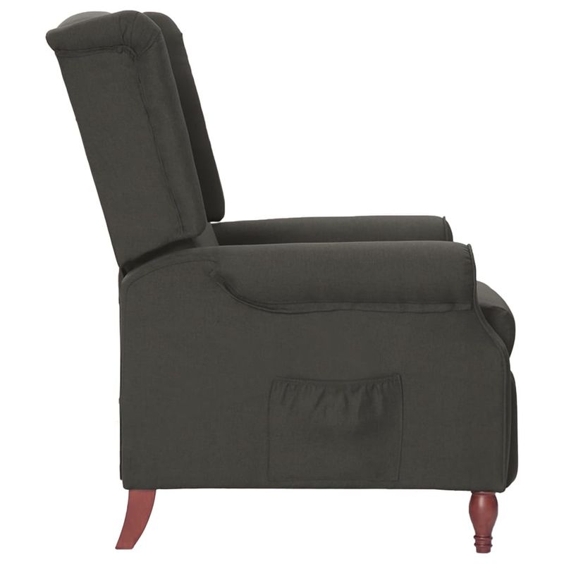 Casa si Gradina - Mobilier - Scaune si fotolii - Fotolii - Fotoliu rabatabil, gri inchis, material textil - Infinity.ro