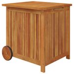 Casa si Gradina/Gradina si terasa/Mobilier exterior/Dulapuri si lazi depozitare exterior - Lada de depozitare gradina cu roti, 60x50x58 cm, lemn acacia - Infinity.ro