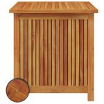 Casa si Gradina/Gradina si terasa/Mobilier exterior/Dulapuri si lazi depozitare exterior - Lada de depozitare gradina cu roti, 60x50x58 cm, lemn acacia - Infinity.ro