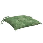 Casa si Gradina - Textile si covoare - Perne si pilote - Perne decorative - Perne de scaun, 2 buc., 40x40x7 cm, textil, model frunze - Infinity.ro