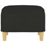 Casa si Gradina - Mobilier - Scaune si fotolii - Tabureti - Taburet, negru, 60x50x41 cm, material textil - Infinity.ro