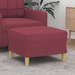 Casa si Gradina - Mobilier - Scaune si fotolii - Tabureti - Taburet, rosu vin, 60x50x41 cm, material textil - Infinity.ro