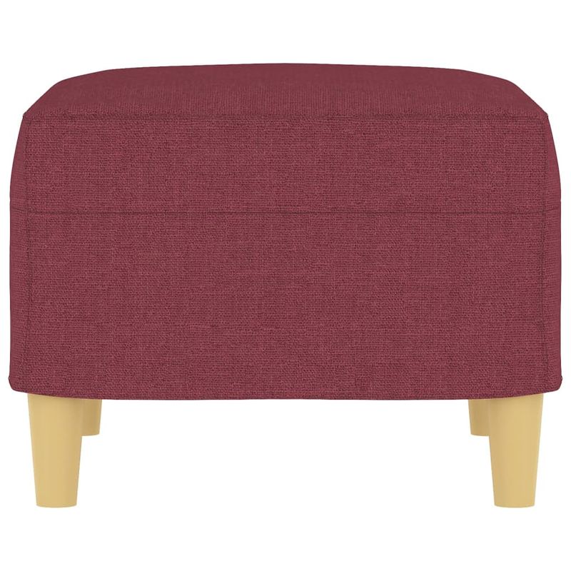 Casa si Gradina - Mobilier - Scaune si fotolii - Tabureti - Taburet, rosu vin, 60x50x41 cm, material textil - Infinity.ro