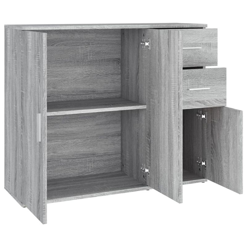 Casa si Gradina - Mobilier - Comode si corpuri - Comode - Servanta, sonoma gri, 91x29,5x75 cm, lemn prelucrat - Infinity.ro