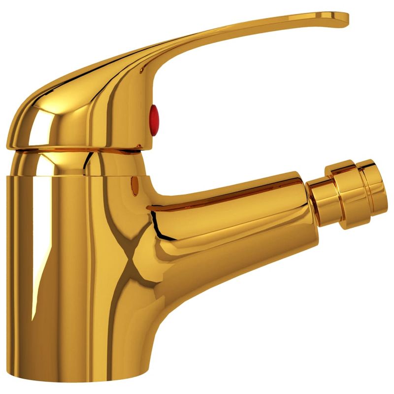 Casa si Gradina - Sanitare - Lavoar baie si accesorii - Baterii sanitare - Baterie robinet pentru bideu baie, auriu, 13x12 cm - Infinity.ro