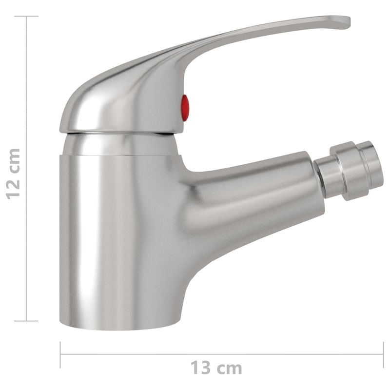 Casa si Gradina - Sanitare - Lavoar baie si accesorii - Baterii sanitare - Baterie robinet pentru bideu baie, argintiu, 13x12 cm - Infinity.ro