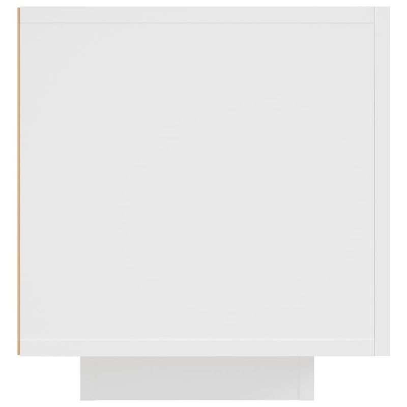 Casa si Gradina - Mobilier - Comode si corpuri - Comode - Comoda TV cu lumini LED, alb, 160x35x40 cm - Infinity.ro