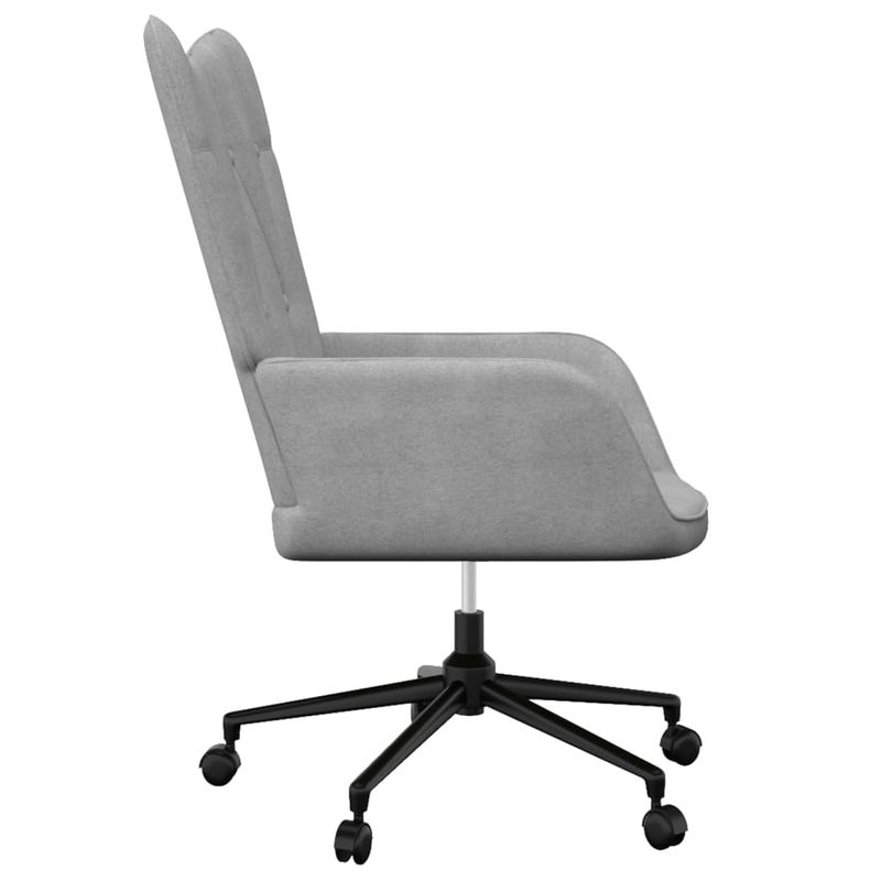 Casa si Gradina - Mobilier - Scaune si fotolii - Fotolii - Fotoliu de relaxare, gri deschis, material textil - Infinity.ro
