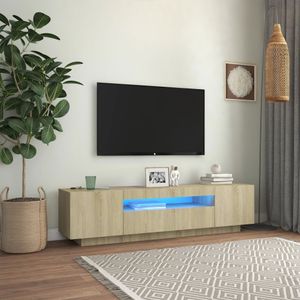 Comoda TV cu lumini LED