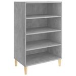 Casa si Gradina - Mobilier - Comode si corpuri - Comode - Servanta, gri beton, 57x35x90 cm, PAL - Infinity.ro
