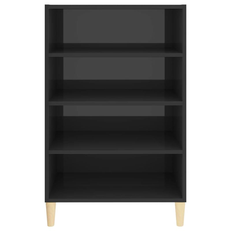 Casa si Gradina - Mobilier - Comode si corpuri - Comode - Servanta, gri extralucios, 57x35x90 cm, PAL - Infinity.ro