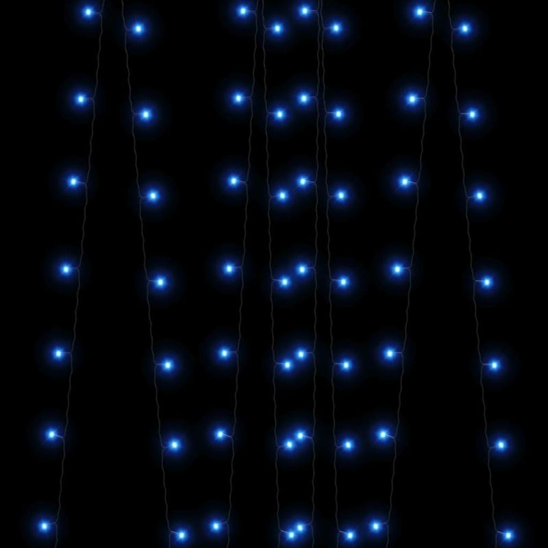Casa si Gradina - Decoratiuni - Decoratiuni de sezon - Lumini solare, 2 buc.x200 LED albastru int/ext - Infinity.ro