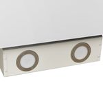 Electronice si Electrocasnice - Aragazuri, cuptoare si hote - Hote - Hote traditionale - Hota de perete, alb, 60 cm, otel și sticla securizata, mărime 60x31x108 cm - Infinity.ro