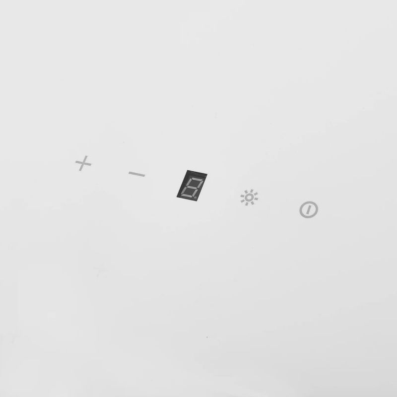 Electronice si Electrocasnice - Aragazuri, cuptoare si hote - Hote - Hote traditionale - Hota de perete, alb, 60 cm, otel și sticla securizata, mărime 60x31x108 cm - Infinity.ro