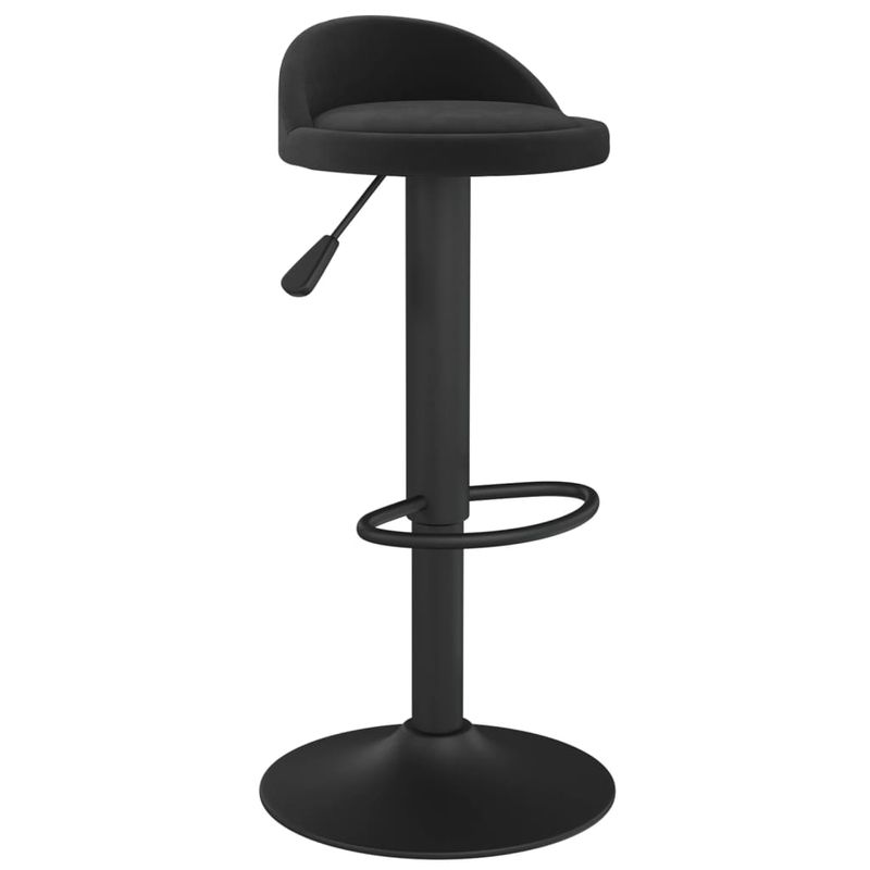 Casa si Gradina - Mobilier - Scaune si fotolii - Scaune - Scaune de bar, 2 buc., negru, catifea - Infinity.ro