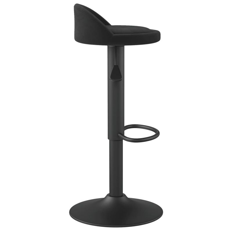 Casa si Gradina - Mobilier - Scaune si fotolii - Scaune - Scaune de bar, 2 buc., negru, catifea - Infinity.ro