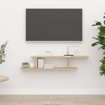 Casa si Gradina - Mobilier - Biblioteci si rafturi - Rafturi - Raft TV cu montaj pe perete, stejar sonoma, 125x18x23 cm, PAL - Infinity.ro