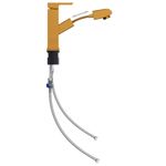 Casa si Gradina - Sanitare - Instalatii hidro - Robineti - Robinet chiuveta baie retractabil, auriu, 157x172 mm - Infinity.ro