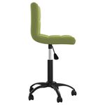 Casa si Gradina - Mobilier - Scaune si fotolii - Scaune - Scaune de bucatarie pivotante, verde deschis, catifea - Infinity.ro