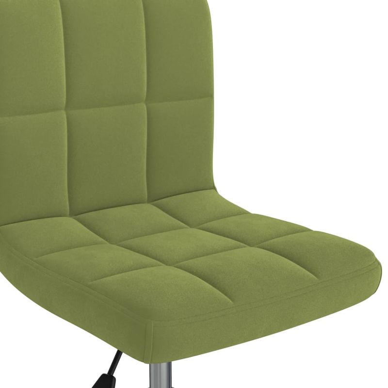 Casa si Gradina - Mobilier - Scaune si fotolii - Scaune - Scaune de bucatarie pivotante, verde deschis, catifea - Infinity.ro