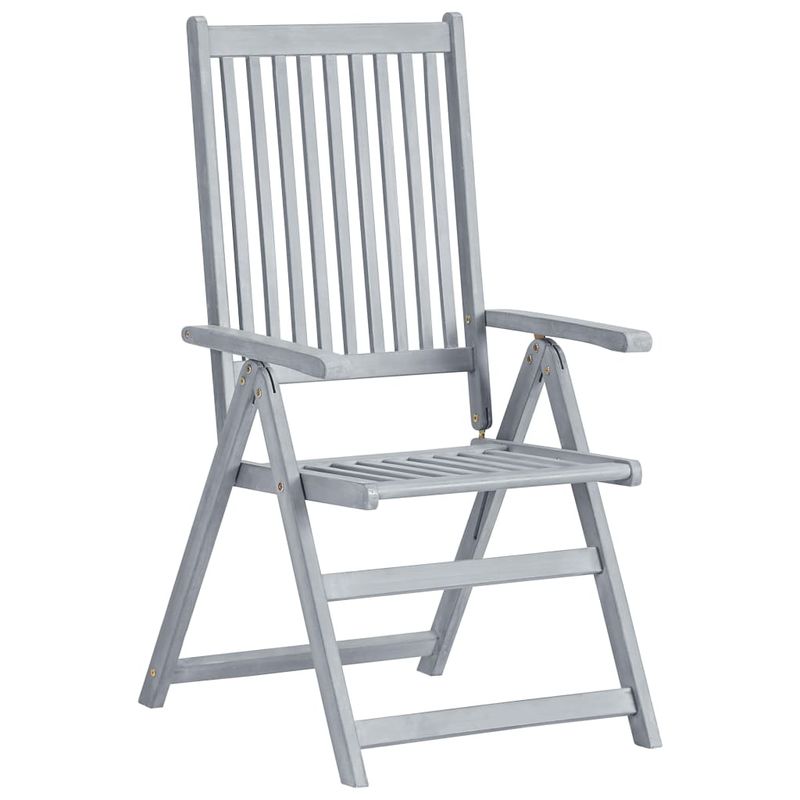 Casa si Gradina - Gradina si terasa - Mobilier exterior - Scaune si sezlonguri gradina - Scaune gradina rabatabile cu perne, 6 buc., lemn masiv acacia - Infinity.ro