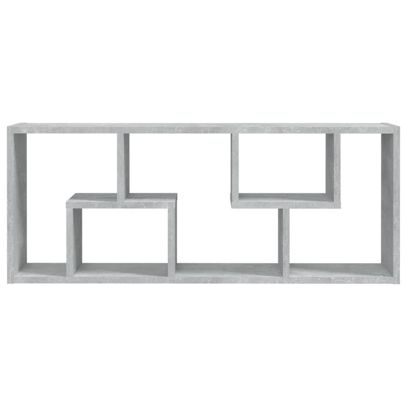 Casa si Gradina - Mobilier - Biblioteci si rafturi - Rafturi - Raft de perete, gri beton, 36x16x90 cm, PAL - Infinity.ro