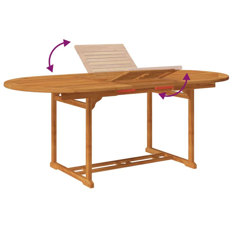Casa si Gradina - Gradina si terasa - Mobilier exterior - Seturi mobila gradina - Set mobilier de exterior, 7 piese, lemn masiv de acacia - Infinity.ro