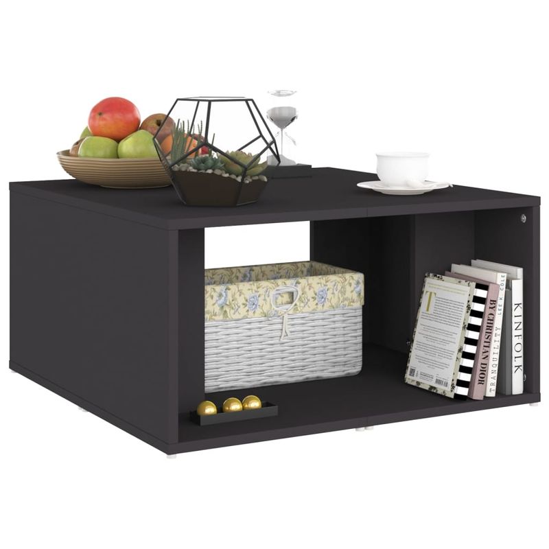 Casa si Gradina - Mobilier - Mese si birouri - Masute de cafea - Masute de cafea, 4 buc., gri, 33x33x33 cm, PAL - Infinity.ro