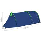 Sport si Outdoor - Camping - Corturi camping - Cort de camping, 4 persoane, bleumarin/verde - Infinity.ro