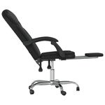 Casa si Gradina - Mobilier - Scaune si fotolii - Scaune - Scaun de birou rabatabil, negru, piele ecologica - Infinity.ro