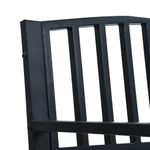 Casa si Gradina - Gradina si terasa - Mobilier exterior - Bancute de gradina - Banca de gradina, negru, 125 cm, otel - Infinity.ro