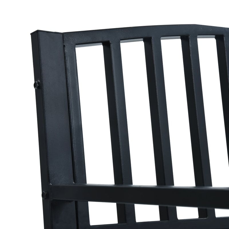 Casa si Gradina - Gradina si terasa - Mobilier exterior - Bancute de gradina - Banca de gradina, negru, 125 cm, otel - Infinity.ro