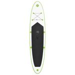 Sport si Outdoor - Sporturi acvatice - Sporturi pe placa - Stand up paddle - Set de placa SUP gonflabila cu vela, verde si alb - Infinity.ro
