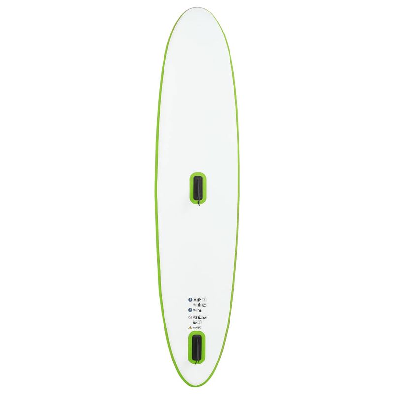 Sport si Outdoor - Sporturi acvatice - Sporturi pe placa - Stand up paddle - Set de placa SUP gonflabila cu vela, verde si alb - Infinity.ro