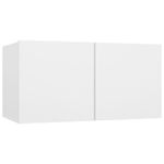 Casa si Gradina - Mobilier - Seturi de mobilier - Seturi living - Set dulapuri TV, 5 piese, alb, lemn prelucrat - Infinity.ro