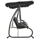 Casa si Gradina - Gradina si terasa - Balansoare si hamace - Balansoare - Balansoar de exterior cu copertina, antracit - Infinity.ro