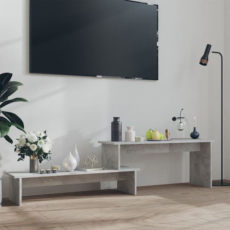 Casa si Gradina - Mobilier - Comode si corpuri - Comode - Comoda TV, gri beton, 180x30x43 cm, PAL - Infinity.ro