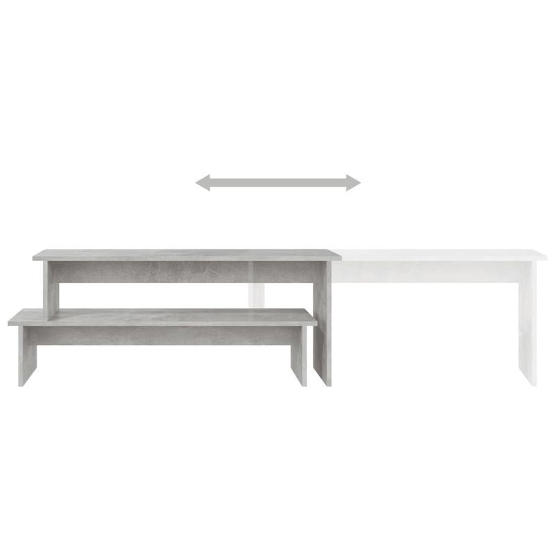 Casa si Gradina - Mobilier - Comode si corpuri - Comode - Comoda TV, gri beton, 180x30x43 cm, PAL - Infinity.ro