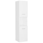 Casa si Gradina - Mobilier - Seturi de mobilier - Seturi baie - Set mobilier de baie, alb, lemn prelucrat - Infinity.ro