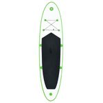 Sport si Outdoor - Sporturi acvatice - Sporturi pe placa - Stand up paddle - Set placa SUP, verde și alb, mărime 360x81x10 cm - Infinity.ro