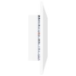 Casa si Gradina - Mobilier - Comode si corpuri - Masute de toaleta - Oglinda de baie cu LED, alb, 80x8,5x37 cm, acril - Infinity.ro