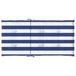 Casa si Gradina - Textile si covoare - Perne si pilote - Perne decorative - Perne scaun cu spatar mic, 4 buc. dungi albastre și albe, textil, mărime 100x50x4 cm - Infinity.ro