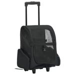 Petshop - Accesorii petshop - Culcusuri si custi - Genti si articole transport - Troller pentru animale de companie multifunctional, negru - Infinity.ro