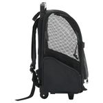 Petshop - Accesorii petshop - Culcusuri si custi - Genti si articole transport - Troller pentru animale de companie multifunctional, negru - Infinity.ro