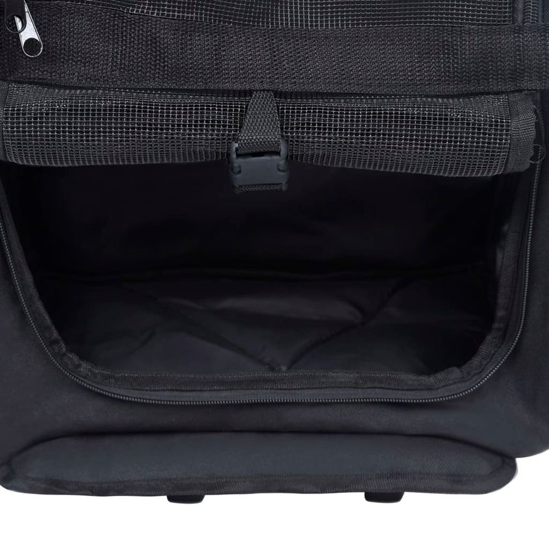 Petshop - Accesorii petshop - Culcusuri si custi - Genti si articole transport - Troller pentru animale de companie multifunctional, negru - Infinity.ro