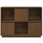 Casa si Gradina - Mobilier - Comode si corpuri - Comode - Servanta, maro miere, 110,5x35x80 cm, lemn masiv de pin - Infinity.ro