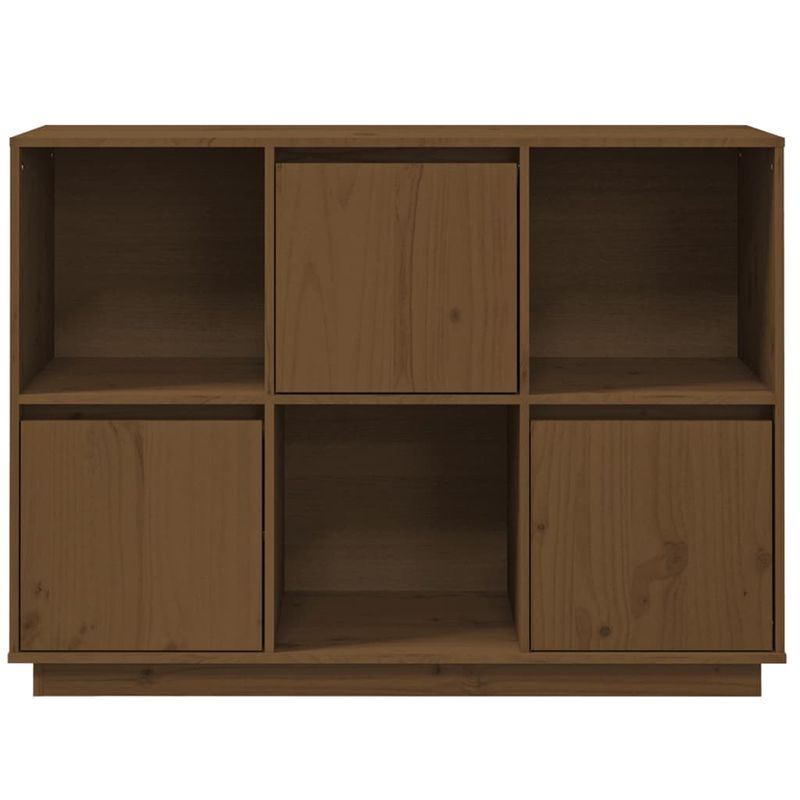 Casa si Gradina - Mobilier - Comode si corpuri - Comode - Servanta, maro miere, 110,5x35x80 cm, lemn masiv de pin - Infinity.ro